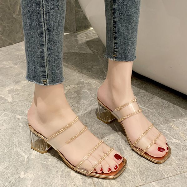 mid heel slip on shoes for women slippers new summer chunky ladies slides bohemian female thick heel rhinestone wild shoes #0730, Black
mid heel slip on shoes for women slippers new summer chunky ladies slides bohemian female thick heel rhinestone wild shoes #0730, Black