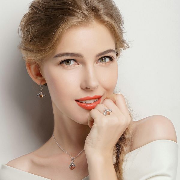 bamoer genuine 925 sterling silver lovely orange bee animal drop earrings for women fine jewelry gift bijoux sce149 200923
bamoer genuine 925 sterling silver lovely orange bee animal drop earrings for women fine jewelry gift bijoux sce149 200923