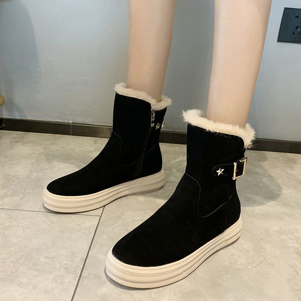 2020 winter new snow boots women's boots women's tube casual snow warm cold burning feet cotton shoes, Black
2020 winter new snow boots women's boots women's tube casual snow warm cold burning feet cotton shoes, Black