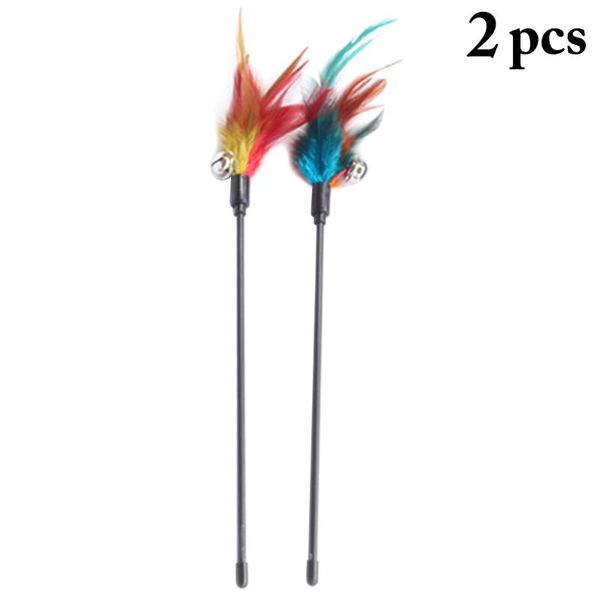 2pcs cat toy feather stick toy for cats kittens interactive cat pet with bell pet toys supplies teaser wand
2pcs cat toy feather stick toy for cats kittens interactive cat pet with bell pet toys supplies teaser wand
