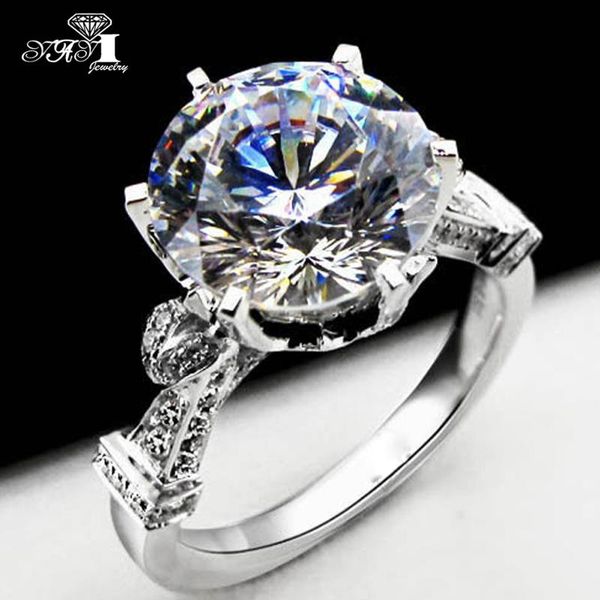 yayi jewelry fashion women ring 3.8ct white zircon silver color engagement rings wedding rings party, Golden;silver
yayi jewelry fashion women ring 3.8ct white zircon silver color engagement rings wedding rings party, Golden;silver