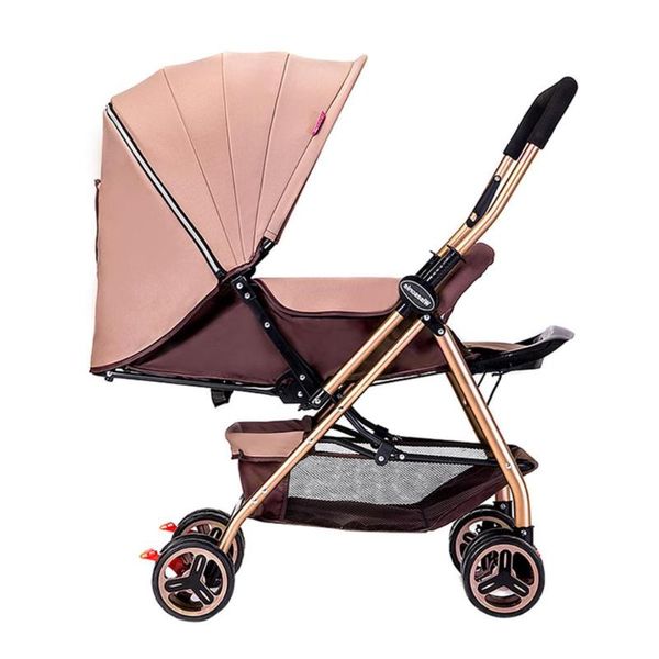 strollers# baby stroller can sit and lie in portable folding high view two-way 
strollers# baby stroller can sit and lie in portable folding high view two-way