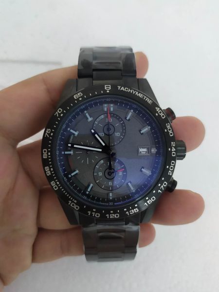 new clep men's watch black stainless steel strap dark grey sand blasting men's quartz chronograph moon watch, Slivery;brown 
new clep men's watch black stainless steel strap dark grey sand blasting men's quartz chronograph moon watch, Slivery;brown