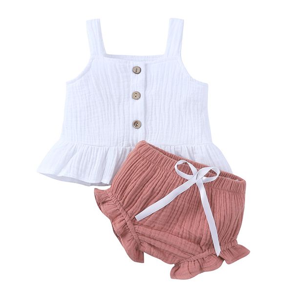 baby girl clothing 2pcs sleeveless + short pant cotton summer ruffled striped infant newborn baby girls clothes set outfits, White
baby girl clothing 2pcs sleeveless + short pant cotton summer ruffled striped infant newborn baby girls clothes set outfits, White