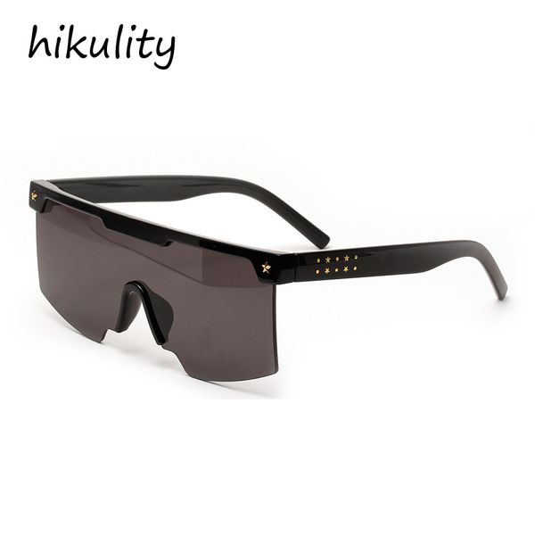 rimless one piece oversized men sunglasses 2020 black brown rivet star sun glasses female vintage big shades goggle, White;black
rimless one piece oversized men sunglasses 2020 black brown rivet star sun glasses female vintage big shades goggle, White;black