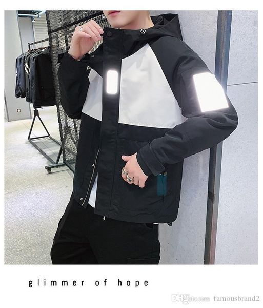 3m reflective jacket spring autumn casual loose hooded jackets coats 19ss mens designer, Black;brown
3m reflective jacket spring autumn casual loose hooded jackets coats 19ss mens designer, Black;brown
