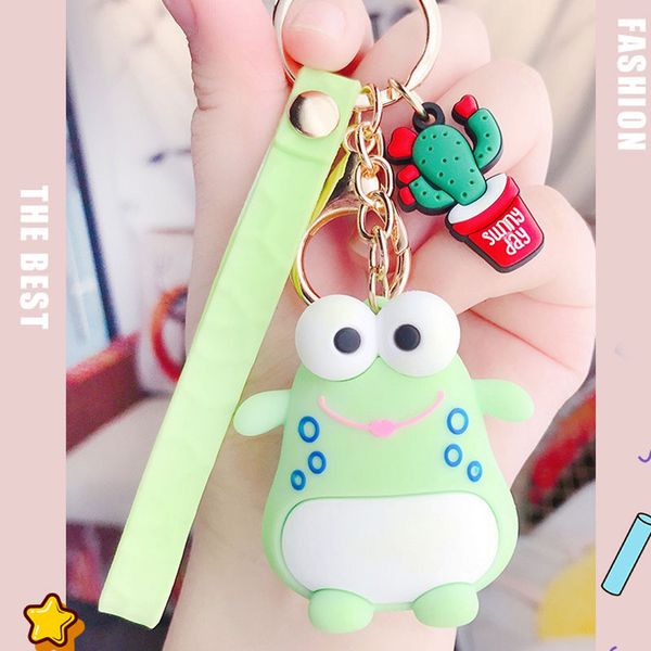 korean fashion selling drop glue cartoon cute frog key chain creative car key holder bag pendant, Black
korean fashion selling drop glue cartoon cute frog key chain creative car key holder bag pendant, Black