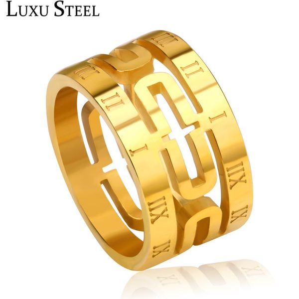 luxusteel золотого цвета римской цифры кольцо anillos корейских кольца обручальных из нержавеющей стали женщина партия оптом, Golden;silver
luxusteel золотого цвета римской цифры кольцо anillos корейских кольца обручальных из нержавеющей стали женщина партия оптом, Golden;silver
