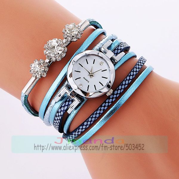 100pcs/lot 918835 weave wrap around quartz elegance leather watch for woman wholesale big crystal lady bracelet watch, Slivery;brown
100pcs/lot 918835 weave wrap around quartz elegance leather watch for woman wholesale big crystal lady bracelet watch, Slivery;brown