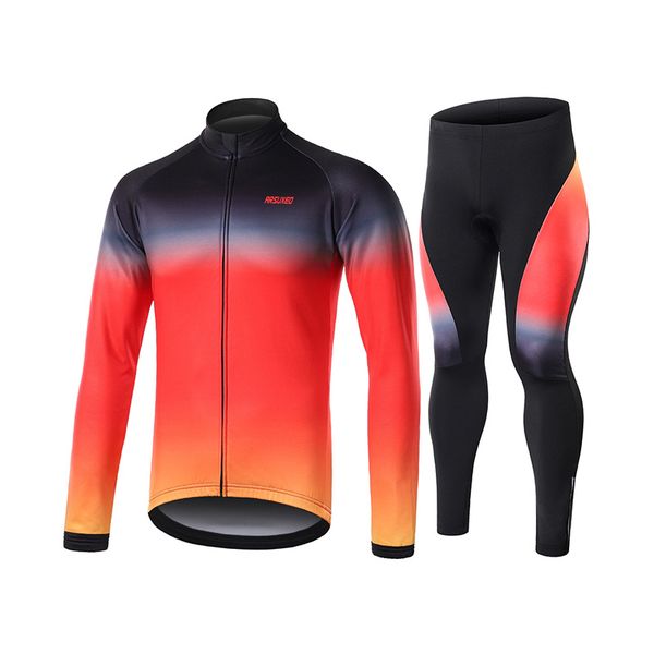 arsuxeo 8 colors winter thermal fleece cycling clothing men bike bicycle jersey set long sleeve warm road mountain bike suits, Black;blue
arsuxeo 8 colors winter thermal fleece cycling clothing men bike bicycle jersey set long sleeve warm road mountain bike suits, Black;blue