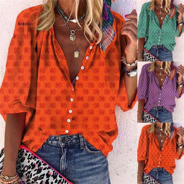 blusas mujer de moda women casual retro print button long sleeve loose daily blouse beach shirt autumn vintage lady top, White
blusas mujer de moda women casual retro print button long sleeve loose daily blouse beach shirt autumn vintage lady top, White
