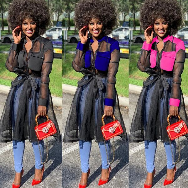 2020 women mesh see though patchwork dress long sleeve high waist knee length blouse dresses club party night vestidos, Black;gray
2020 women mesh see though patchwork dress long sleeve high waist knee length blouse dresses club party night vestidos, Black;gray