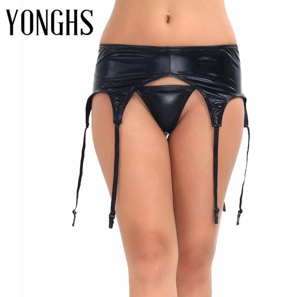 womens lingerie underwear wetlook leather garter panty plastic clip sock garter belt holder fastener suspender with g-string, Black;pink
womens lingerie underwear wetlook leather garter panty plastic clip sock garter belt holder fastener suspender with g-string, Black;pink