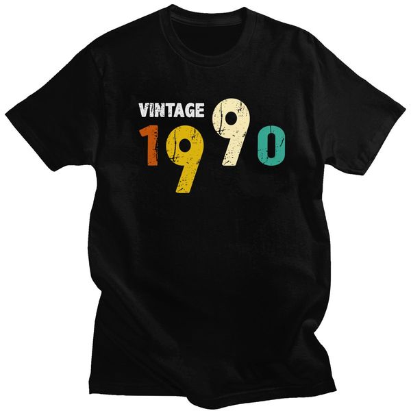 vintage born in 1990 t-shirt for men short sleeves 30th 30 years old birthday gift tee shirts o-neck pure cotton tshirt gift
vintage born in 1990 t-shirt for men short sleeves 30th 30 years old birthday gift tee shirts o-neck pure cotton tshirt gift