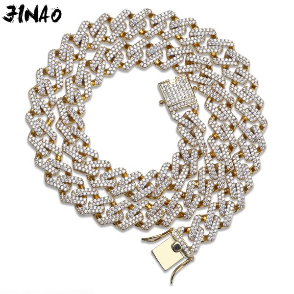 jinao хип-хоп ювелирных изделий кубинский цепи iced out chain bling кубический циркон ожерелье micro pave link chain себе ожерелье два засте, Silver
jinao хип-хоп ювелирных изделий кубинский цепи iced out chain bling кубический циркон ожерелье micro pave link chain себе ожерелье два засте, Silver