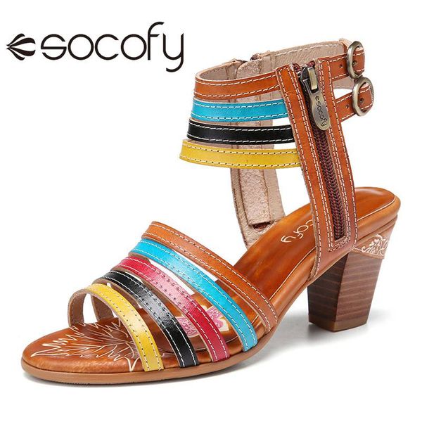 socofy womens leather contrast block heel sandals hollow out ankle strap shoes casual outdoor open toe heeled sandals 2020, Black
socofy womens leather contrast block heel sandals hollow out ankle strap shoes casual outdoor open toe heeled sandals 2020, Black