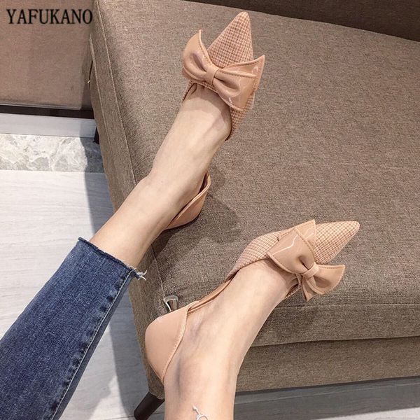 sweet butterfly-knot girl gift shoes 2020 fashion mid heel women pumps pointed toe mid hollow single shoes thin heels high heels, Black 
sweet butterfly-knot girl gift shoes 2020 fashion mid heel women pumps pointed toe mid hollow single shoes thin heels high heels, Black