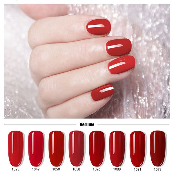 hnuix 5ml paint gel varnish red colors gel nail polish set for diy manicure base coat hybird nail design art primer, Red;pink 
hnuix 5ml paint gel varnish red colors gel nail polish set for diy manicure base coat hybird nail design art primer, Red;pink