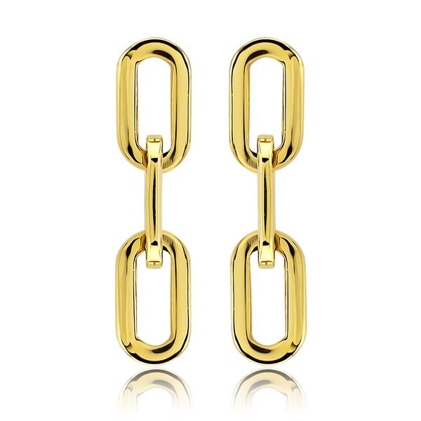 new fashion link earrings with different length available steel oval geometric stud earrings for women gold pink, Golden;silver
new fashion link earrings with different length available steel oval geometric stud earrings for women gold pink, Golden;silver