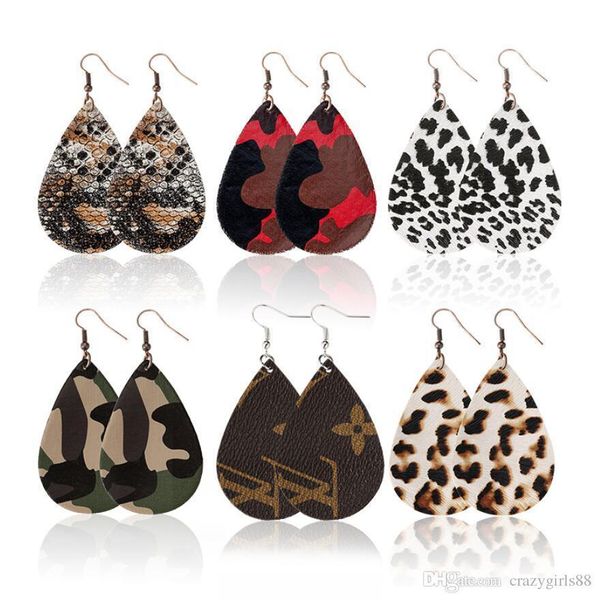 fashion pu leather earrings teardrop shape dangle hook earring eardrop jewelry for women gift, Silver
fashion pu leather earrings teardrop shape dangle hook earring eardrop jewelry for women gift, Silver