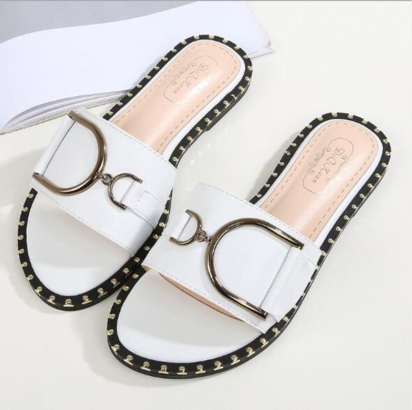 new arrival womens slippers leather square toe flats flip flops designer ladies slides summer sandals women shoes zapatos, Black
new arrival womens slippers leather square toe flats flip flops designer ladies slides summer sandals women shoes zapatos, Black