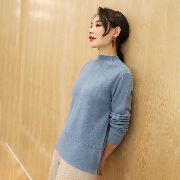 round neck lady sweater new undershirt commuting style madam woolen sweater 2020 autumn/winter high-end quality, White;black
round neck lady sweater new undershirt commuting style madam woolen sweater 2020 autumn/winter high-end quality, White;black