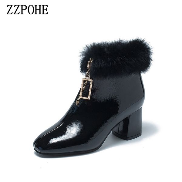 zzpohe 2020 winter new plush thick warm fashion snow boots women's shoes high heel zipper and ankle mother boots, Black
zzpohe 2020 winter new plush thick warm fashion snow boots women's shoes high heel zipper and ankle mother boots, Black