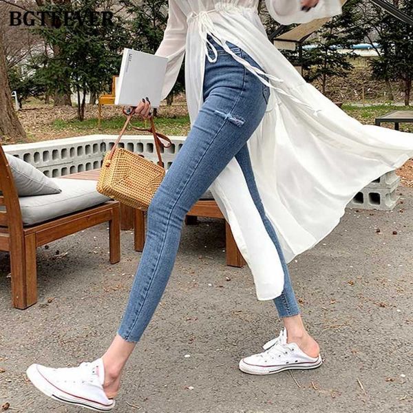 women's jeans bgteever 2021 skinny high waist pants women streetwear ripped holes female stretch pencil denim trousers femme, Blue
women's jeans bgteever 2021 skinny high waist pants women streetwear ripped holes female stretch pencil denim trousers femme, Blue