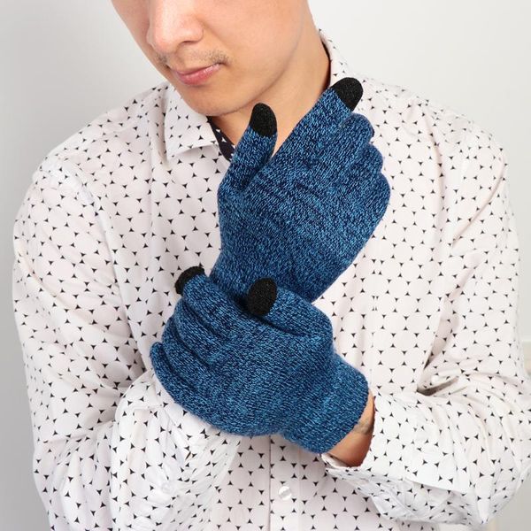 full finger cashmere mittens wool knitted fashion warm gloves for women men stretch non-slip jacquard gloves winter gifts, Blue;gray
full finger cashmere mittens wool knitted fashion warm gloves for women men stretch non-slip jacquard gloves winter gifts, Blue;gray
