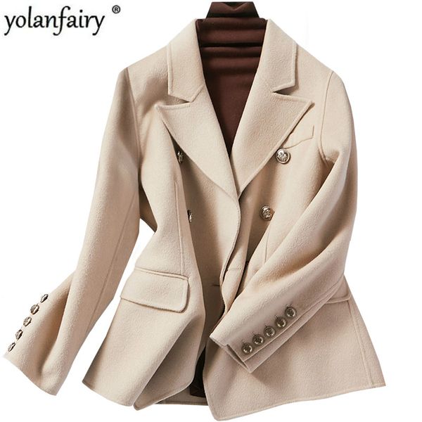 women's wool & blends 100% coat women black spring autumn elegant jacket korean double breasted coats and jackets clothes b2060 kj4075
women's wool & blends 100% coat women black spring autumn elegant jacket korean double breasted coats and jackets clothes b2060 kj4075