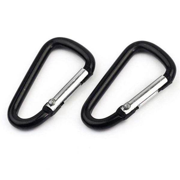 new1 50pcs d shape carabiner black aluminum alloy screw lock bottle hook spring snap clip hooks for mountaineering
new1 50pcs d shape carabiner black aluminum alloy screw lock bottle hook spring snap clip hooks for mountaineering