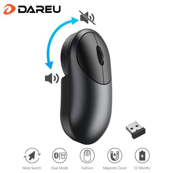 dareu ufo wireless mute mouse bluetooth + 2.4ghz dual mode mini mice with silent rotary switch for both hand computer user
dareu ufo wireless mute mouse bluetooth + 2.4ghz dual mode mini mice with silent rotary switch for both hand computer user