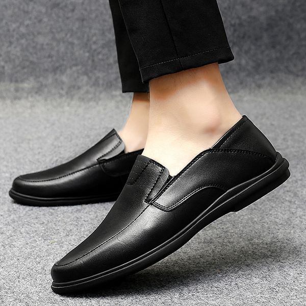 fashion leather men driving shoes casual 2020 mens loafers moccasins breathable slip on boat shoes plus size 37-47, Black
fashion leather men driving shoes casual 2020 mens loafers moccasins breathable slip on boat shoes plus size 37-47, Black