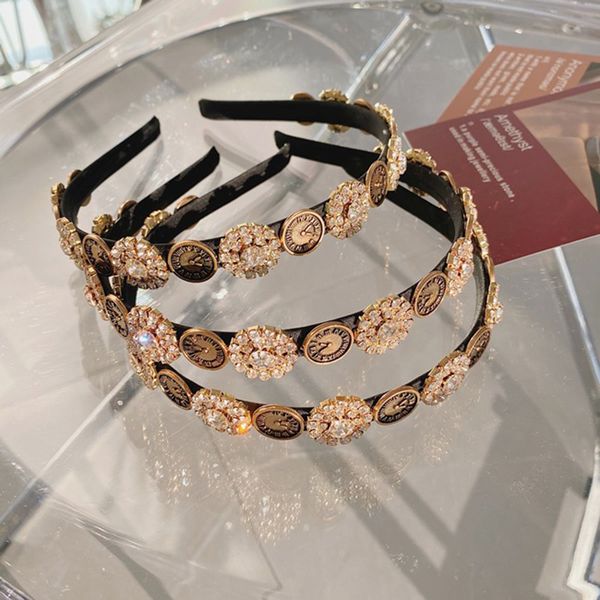 baroque style rhinestone women headbands fashion alloy make up hairband vintage wedding party hair band for bride, Silver
baroque style rhinestone women headbands fashion alloy make up hairband vintage wedding party hair band for bride, Silver