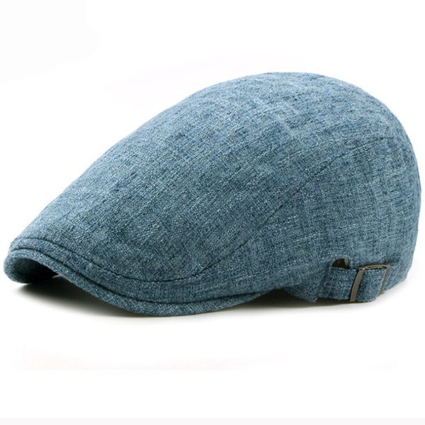 berets ht3160 beret cap men women spring summer hat adjustable sboy ivy flat male female cotton linen, Blue;gray
berets ht3160 beret cap men women spring summer hat adjustable sboy ivy flat male female cotton linen, Blue;gray