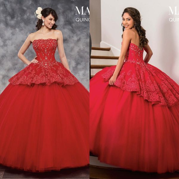 red luxury princess quinceanera dresses lace appliqued crystal ball gown vestidos de quinceañera tiered skirts sweet 16 dress, Blue;red
red luxury princess quinceanera dresses lace appliqued crystal ball gown vestidos de quinceañera tiered skirts sweet 16 dress, Blue;red