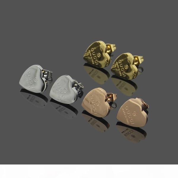 luxury designer jewelry women earrings love earrings stainless steel silver rose gold 18k gold elagant heart stud fashion style, Golden;silver
luxury designer jewelry women earrings love earrings stainless steel silver rose gold 18k gold elagant heart stud fashion style, Golden;silver