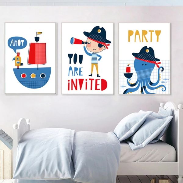 cartoon party pirates colorful nursery wall art canvas painting nordic posters and prints wall pictures kids room children room
cartoon party pirates colorful nursery wall art canvas painting nordic posters and prints wall pictures kids room children room