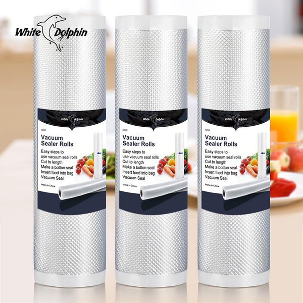 vacuum food sealing machine white dolphin 3 rolls storage bag 12 15 20 25 x 500cm kitchen seal for sealer packaging
vacuum food sealing machine white dolphin 3 rolls storage bag 12 15 20 25 x 500cm kitchen seal for sealer packaging