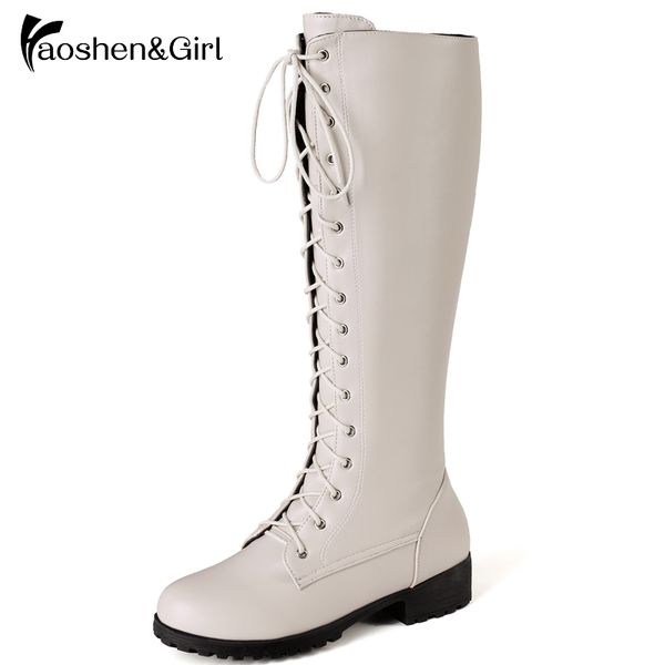 haoshen&girl motorcycle boots women knee-high boots winter warm gothic vintage style retro punk lace up platform size34-48, Black
haoshen&girl motorcycle boots women knee-high boots winter warm gothic vintage style retro punk lace up platform size34-48, Black