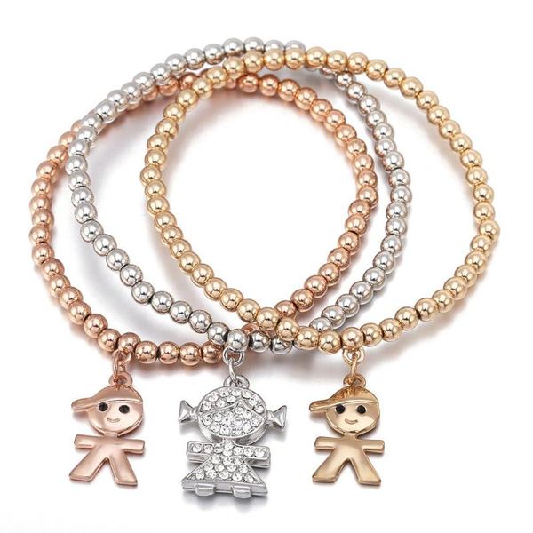 trendy statement bracelet charms boy girl design crystal bead bracelet gold silvery women jewelry gifts girls kids, Black
trendy statement bracelet charms boy girl design crystal bead bracelet gold silvery women jewelry gifts girls kids, Black