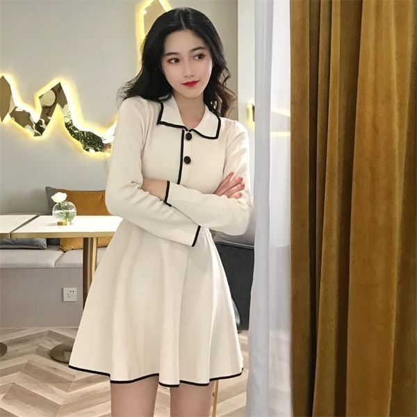 women's dresses japanese harajuku ulzzang chic lapel high waist long sleeve dress female korean kawaii cute clothing for women, Black;gray
women's dresses japanese harajuku ulzzang chic lapel high waist long sleeve dress female korean kawaii cute clothing for women, Black;gray
