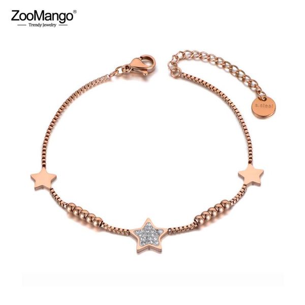 charm bracelets zoomango cute/romantic crystal star for women girls stainless steel cz chain bracelet christmas gift zb19131, Golden;silver
charm bracelets zoomango cute/romantic crystal star for women girls stainless steel cz chain bracelet christmas gift zb19131, Golden;silver