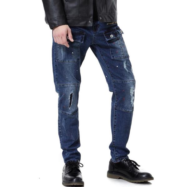 2020 fall men urban clothes plus size designer jeans men moustache distressed washed jeans for hip hop fashion, Blue
2020 fall men urban clothes plus size designer jeans men moustache distressed washed jeans for hip hop fashion, Blue