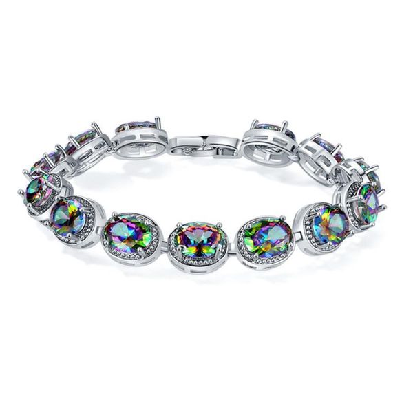 fashion woman colorful rice grain crystal zircon inlaid bracelet electro golden silvery hypoallergenic bracelet jewelry, Black
fashion woman colorful rice grain crystal zircon inlaid bracelet electro golden silvery hypoallergenic bracelet jewelry, Black