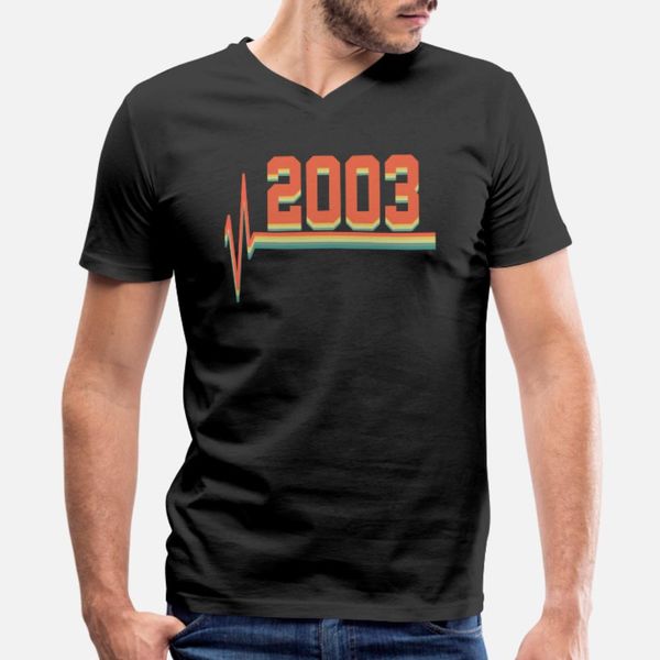 2003 birthday t shirt men print short sleeve round collar costume anti-wrinkle authentic spring autumn letters shirt
2003 birthday t shirt men print short sleeve round collar costume anti-wrinkle authentic spring autumn letters shirt