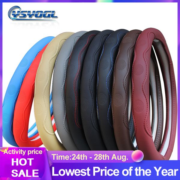 universal 38cm/15" diameter pu leather steering wheel covers anti-slip skidproof durable steering wheel cover pc
universal 38cm/15" diameter pu leather steering wheel covers anti-slip skidproof durable steering wheel cover pc