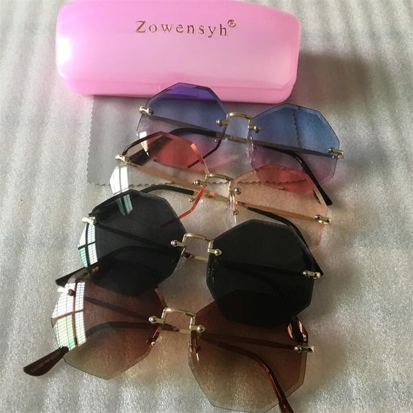 zowensyh summer polygonal trendy ocean sunglasses ladies gradient rimless trimmed sun glasses cross border uv400 glasses, White;black
zowensyh summer polygonal trendy ocean sunglasses ladies gradient rimless trimmed sun glasses cross border uv400 glasses, White;black