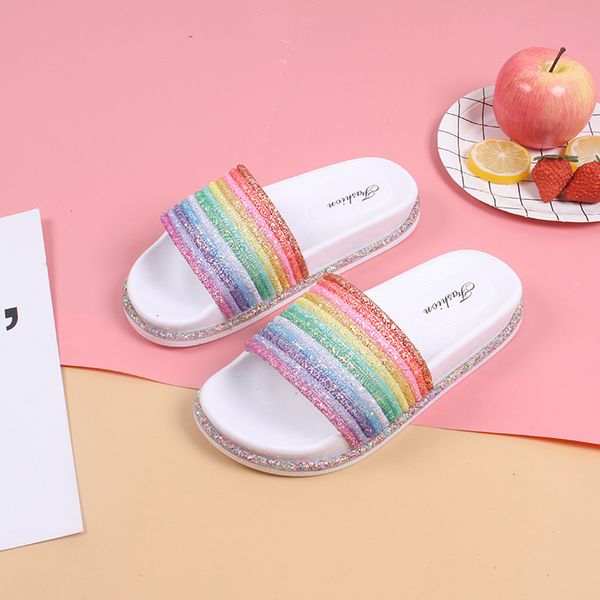 2020 summer slippers shoes women cute fruit jelly color transparent open toe flip flops clear outdoor beach slides sandals, Black
2020 summer slippers shoes women cute fruit jelly color transparent open toe flip flops clear outdoor beach slides sandals, Black