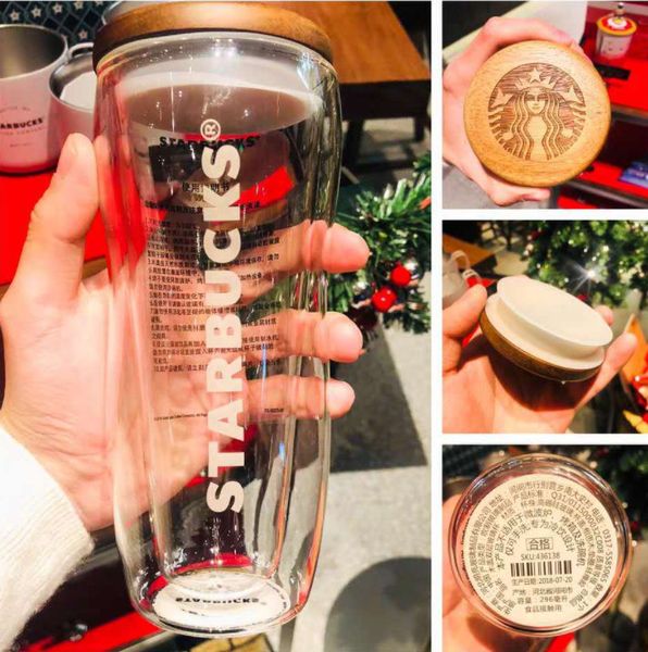 the latest 10oz starbucks mug, double glass coffee cup, solid wood cover style printed with logo, support customization
the latest 10oz starbucks mug, double glass coffee cup, solid wood cover style printed with logo, support customization